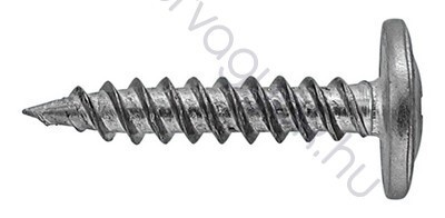 Önmetsző laposfejű lemezcsavar 4.2mm átmérővel, hegyesvégű Opel csavar - 4.2x 13 mm