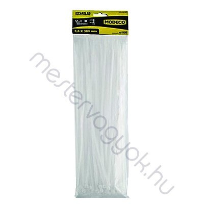 Kábelkötöző 4,8x300mm - 50 db