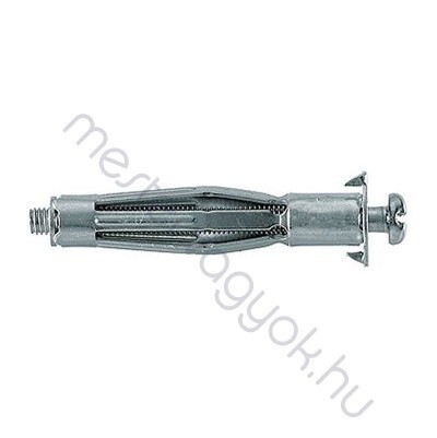 Molly fém dűbel gipszkartonhoz M4x46mm max.24mm-ig, metrikus csavarral PH2-es D-fej - 1 1 db