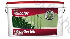 Polifarbe Policolor időjárásálló kültéri és beltéri lábazatfesték - Antracit szürke / 5 liter