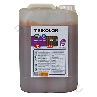 Trikolor vizesbázisú kerítéslazúr - Tölgy / 5 liter