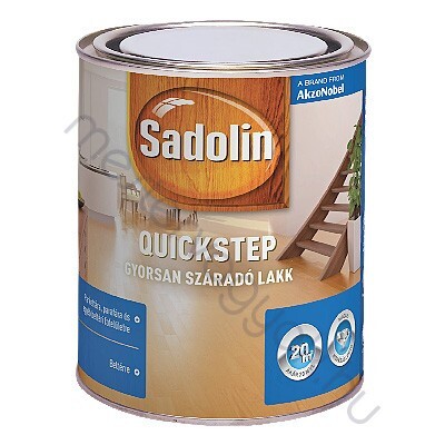 Sadolin Quickstep selyemfényű egykomponensű vizes bázisú fa és parkettalakk - Színtelen / 0.75 liter