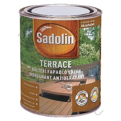 Sadolin Terrace kültéri fapadló lazúr csúszásmentes felülettel - Teak / 0.75 liter