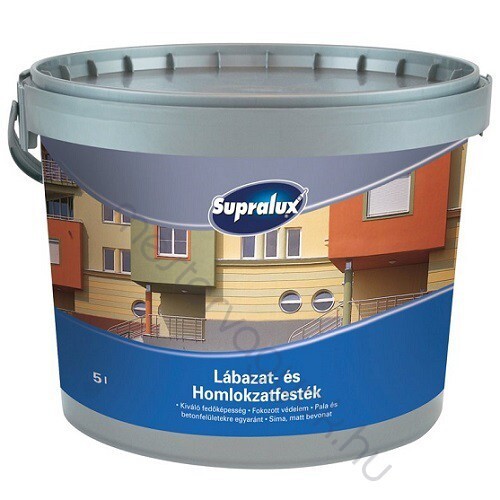 Supralux Frontal lábazatfesték és homlokzatfesték betonozott és vakolt felületekre - Homok / 5 liter