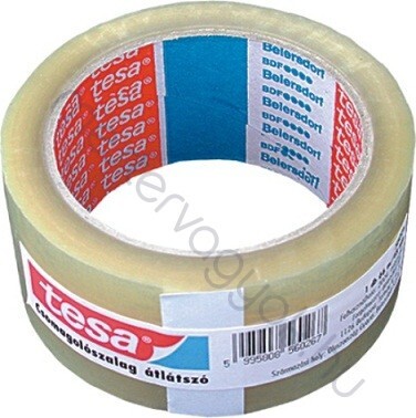 Tesa csomagoló szalag 48x66m Átlátszó öntapadós ragasztószalag - 1 db
