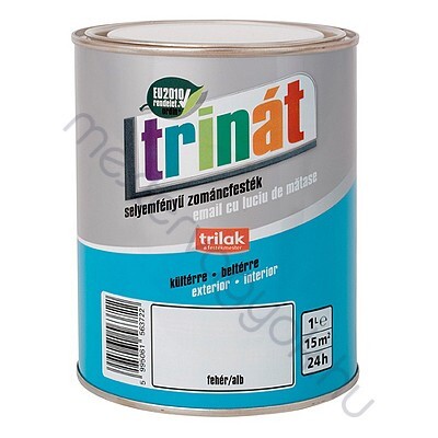 Trinát selyemfényű zománcfesték - 100 Fehér / 1 liter